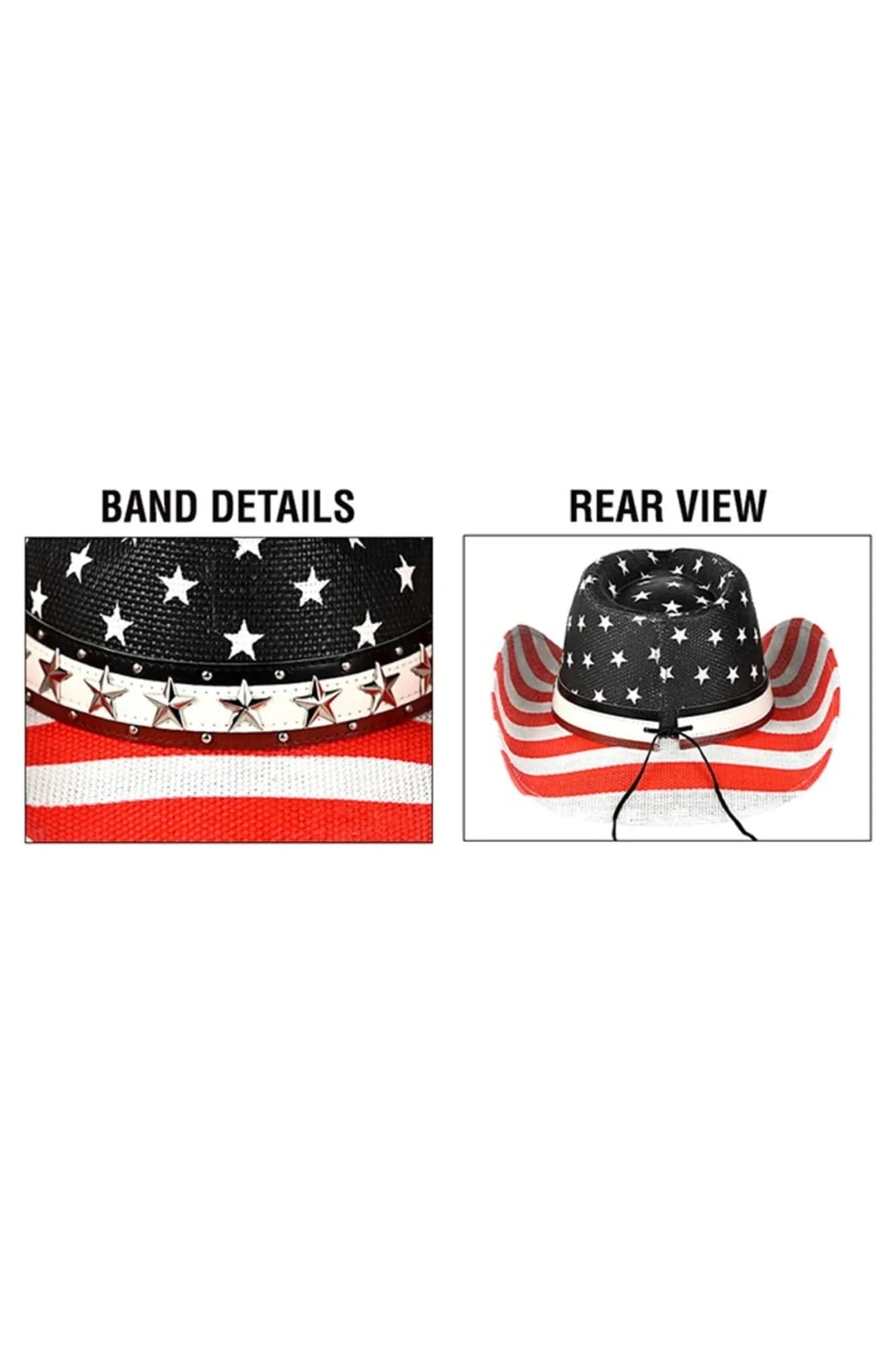 USA Print Cowboy Hat