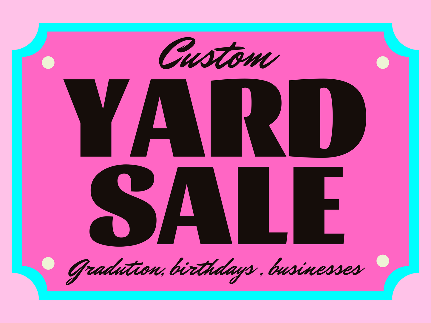 Graduation Yard Sign