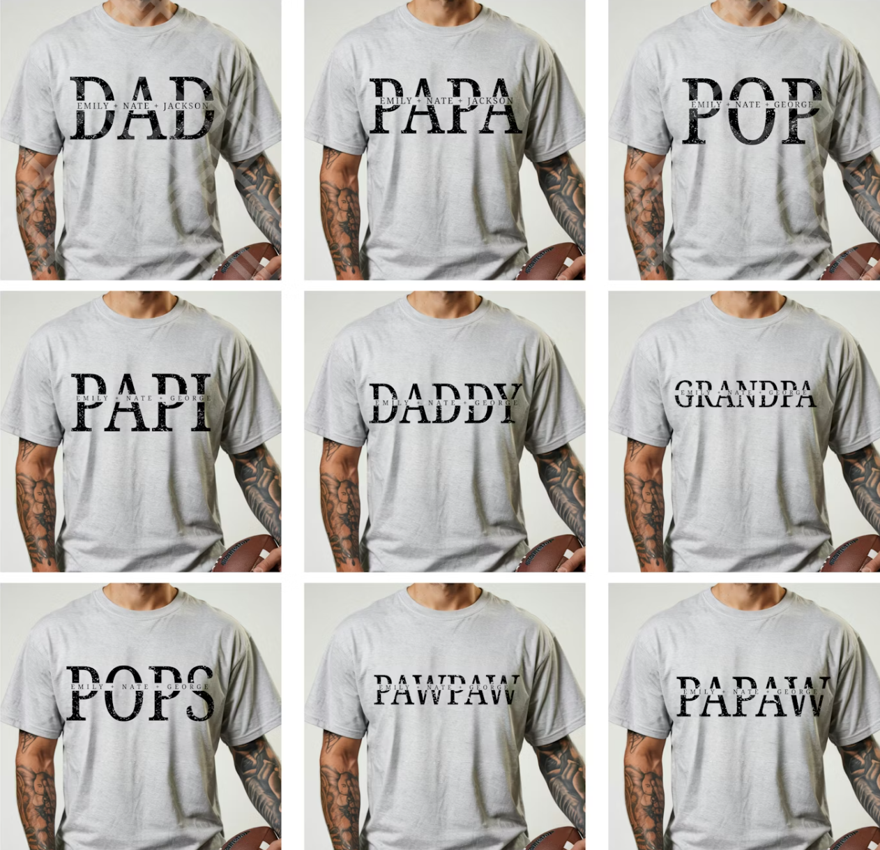 🖤 Personalized Father’s Day Tees 🖤