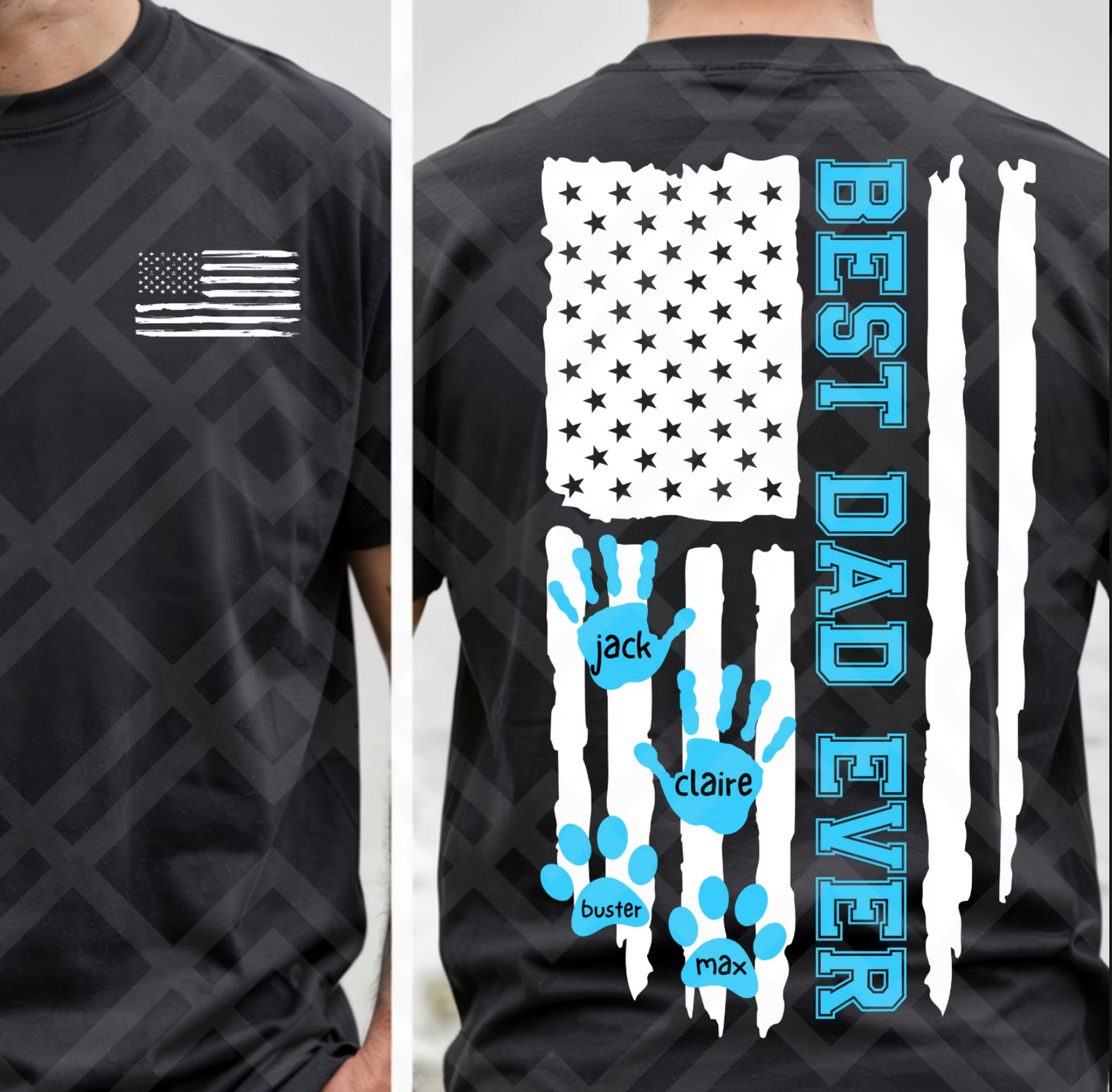🖤 Personalized Father’s Day Tees 🖤 flag